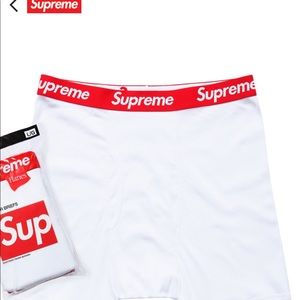 Supreme Hanes collaboration boxer briefs